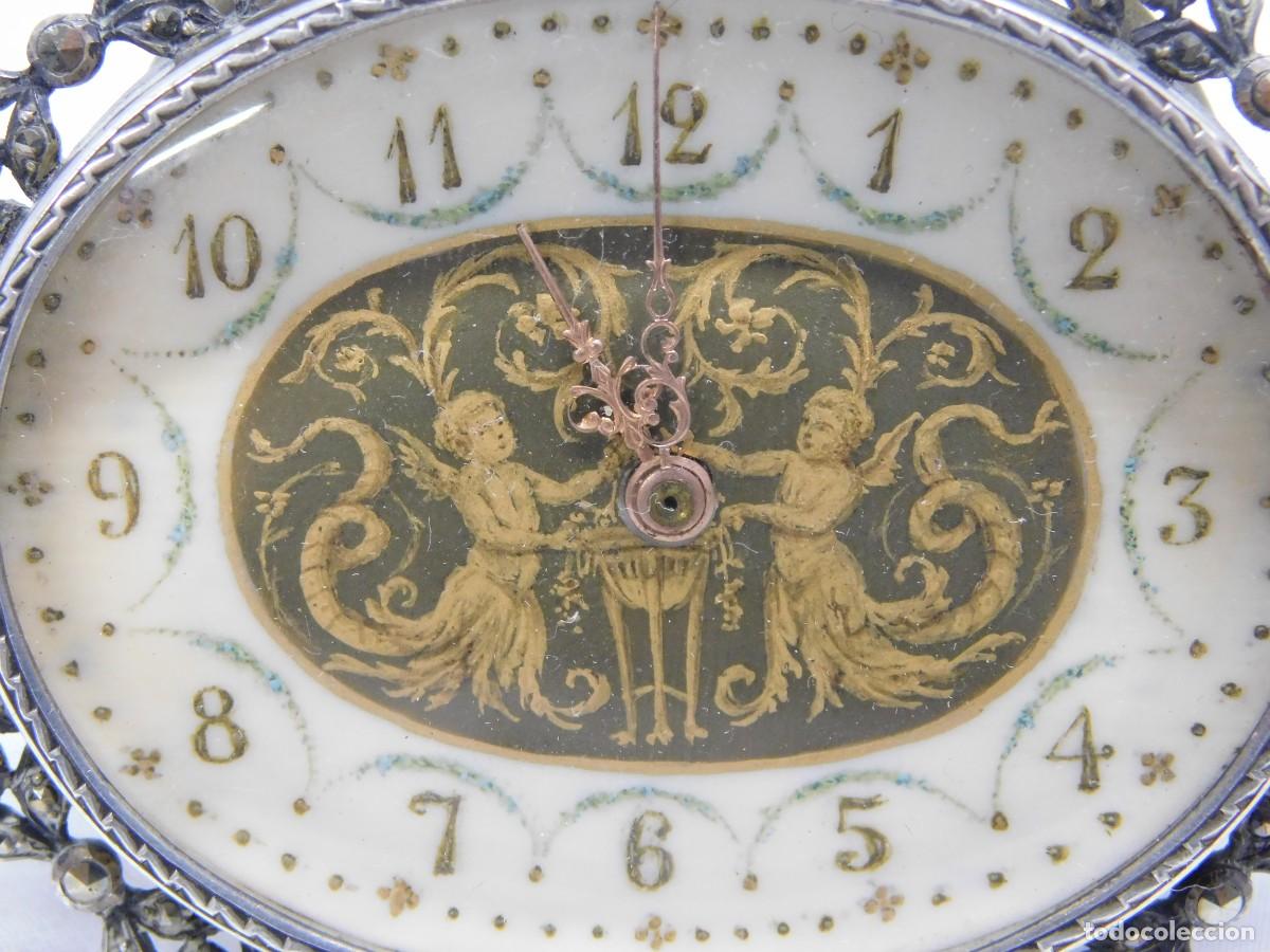 Relojes de carga manual: ANTIGUO RELOJ DE SOBREMESA - Foto 2