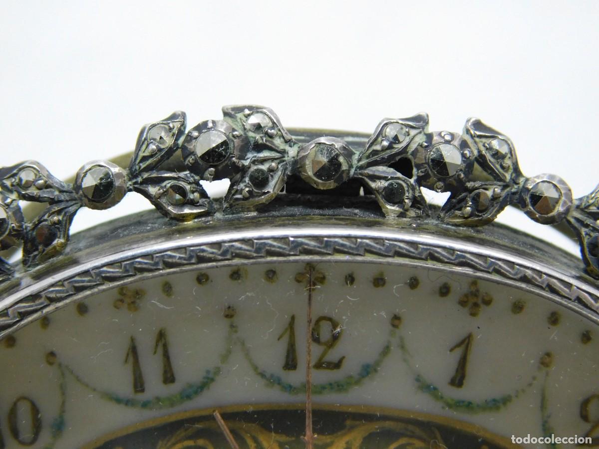 Relojes de carga manual: ANTIGUO RELOJ DE SOBREMESA - Foto 4