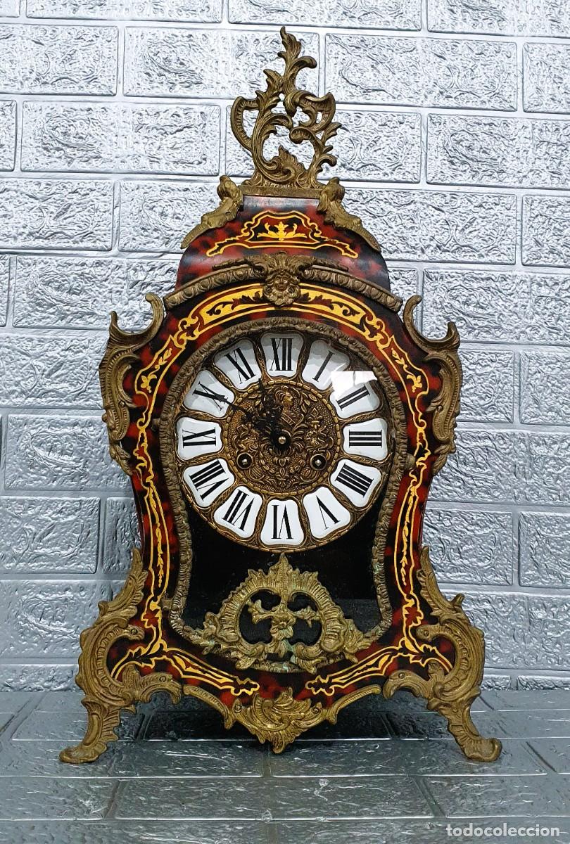 Relojes de carga manual: Reloj de sobremesa estilo Boulle. - Foto 1