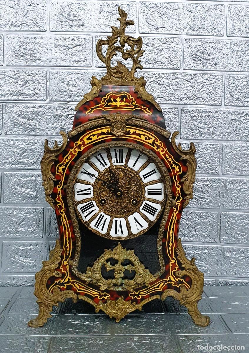 Relojes de carga manual: Reloj de sobremesa estilo Boulle. - Foto 2