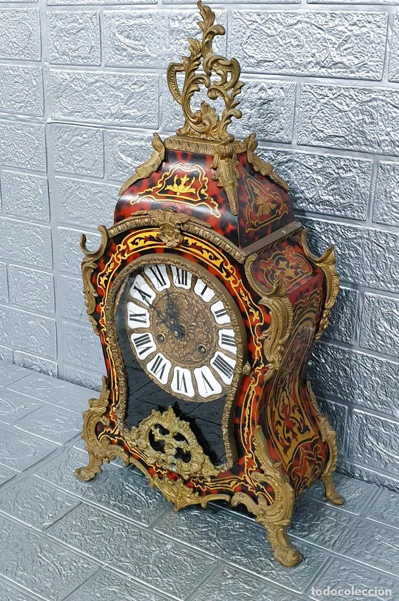 Relojes de carga manual: Reloj de sobremesa estilo Boulle. - Foto 3