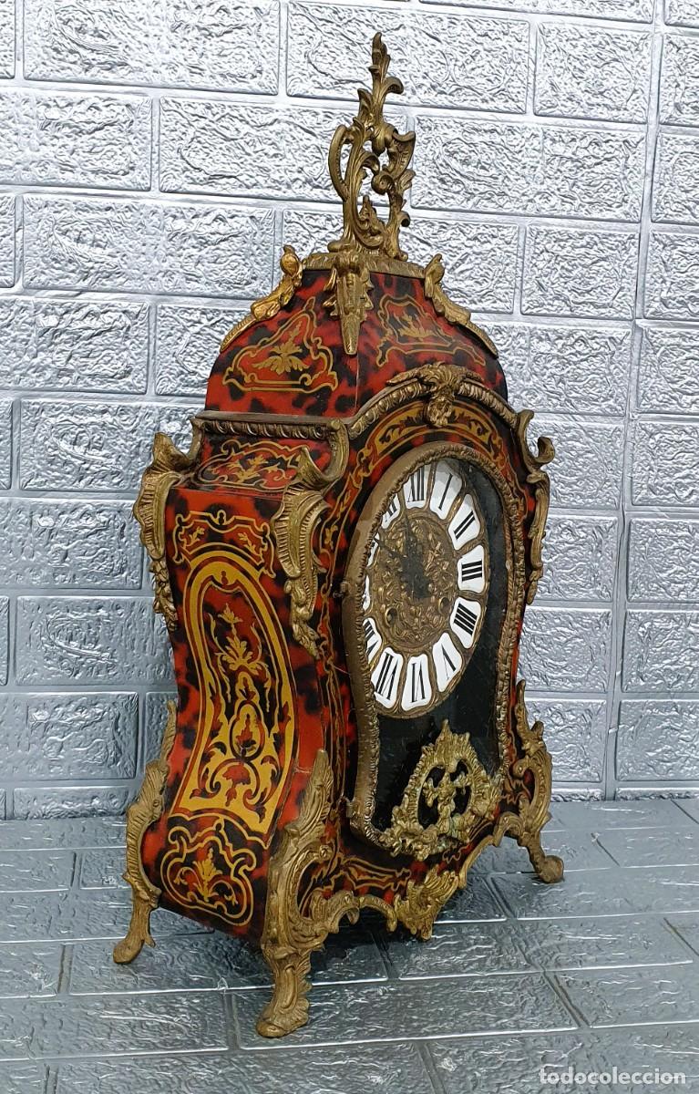 Relojes de carga manual: Reloj de sobremesa estilo Boulle. - Foto 4