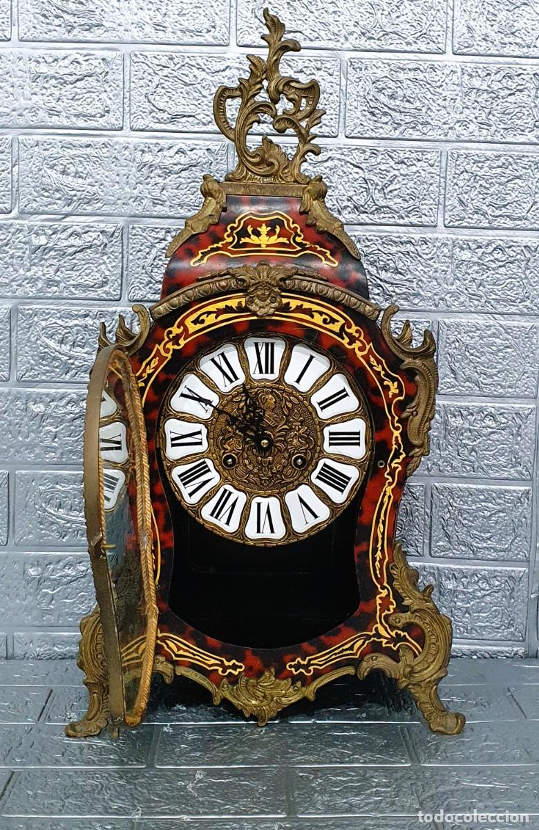 Relojes de carga manual: Reloj de sobremesa estilo Boulle. - Foto 5