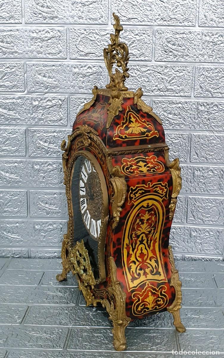 Relojes de carga manual: Reloj de sobremesa estilo Boulle. - Foto 6