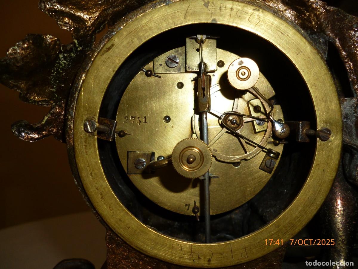 Relojes de carga manual: RELOJ BRONCE VENDIMIA - Foto 6