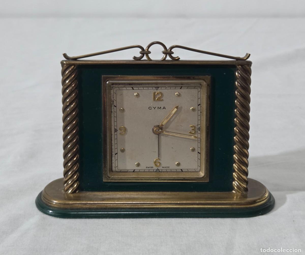 Relojes de carga manual: Reloj de sobremesa Cyma en bronce, Funcionando - Foto 1