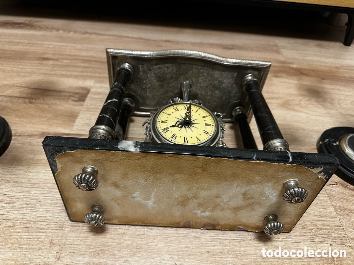Relojes de carga manual: Guarnici&oacute;n m&aacute;rmol negro - Foto 12
