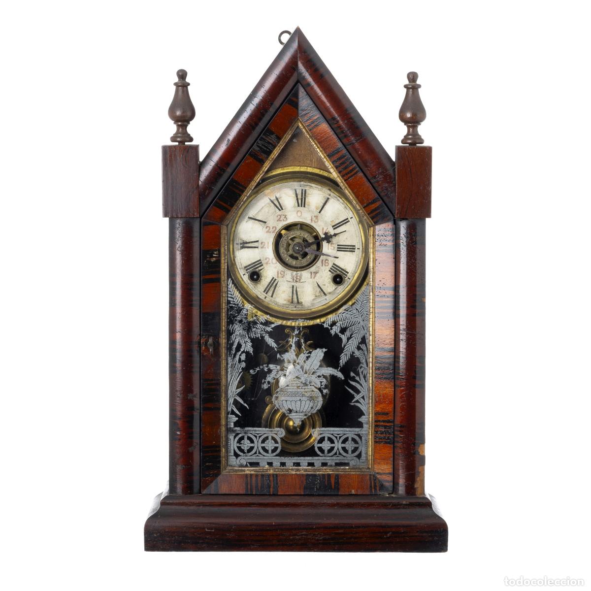 Relojes de carga manual: RELOJ DE MESA - CAPILLA - SIGLO XIX - Foto 1
