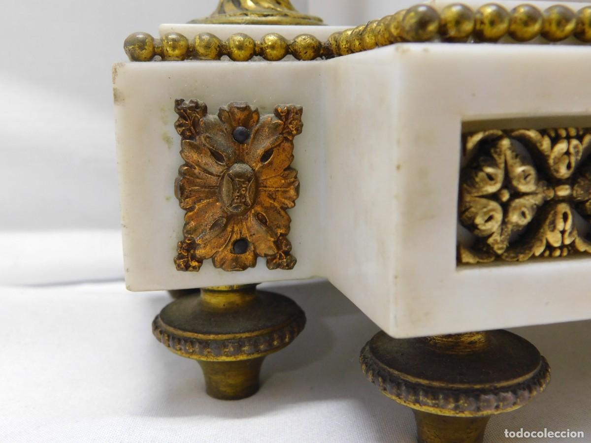 Relojes de carga manual: RELOJ SOBREMESA CON CANDELABROS - Foto 10