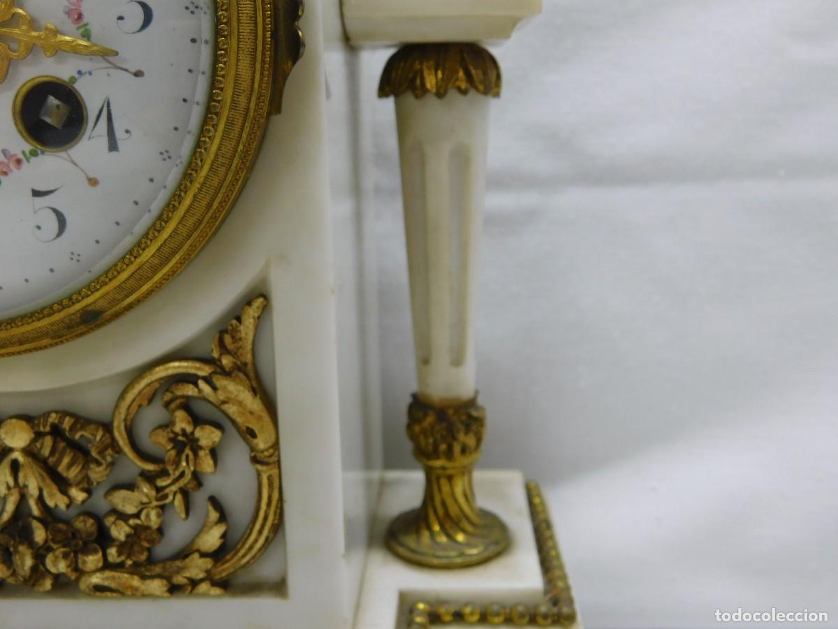 Relojes de carga manual: RELOJ SOBREMESA CON CANDELABROS - Foto 12