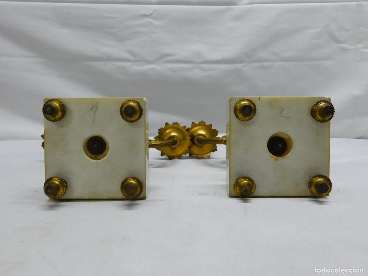 Relojes de carga manual: RELOJ SOBREMESA CON CANDELABROS - Foto 27