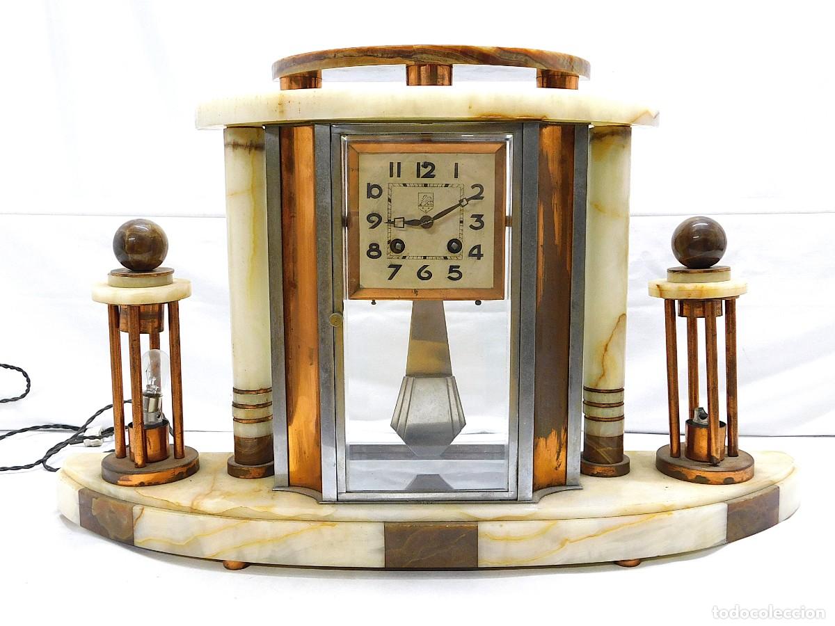 Relojes de carga manual: RELOJ SOBREMESA ALABASTRO - Foto 1