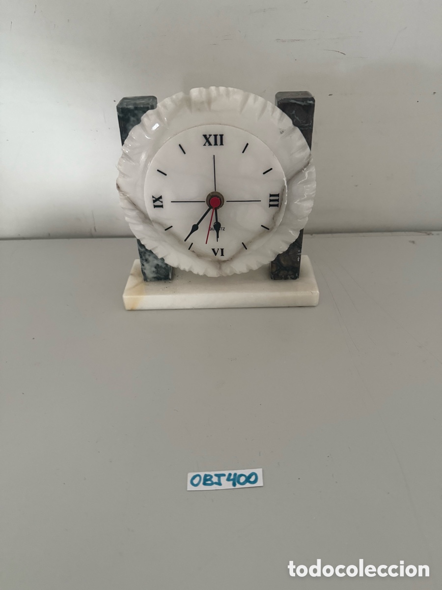 Relojes de carga manual: Reloj de mesa de m&aacute;rmol - Foto 1