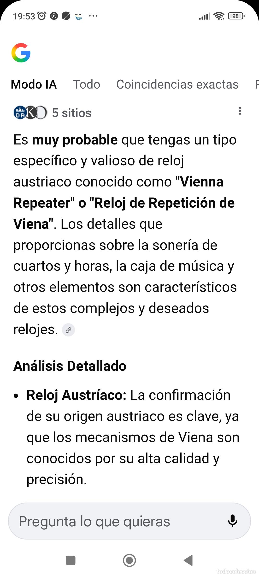 Relojes de carga manual: Reloj imperio.Del Siglo XIX - Foto 24