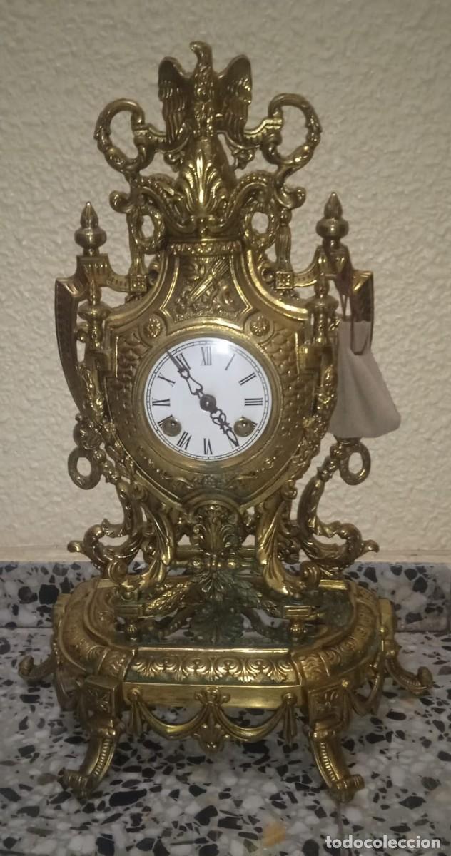 Relojes de carga manual: relog sobremesa antiguo - Foto 1