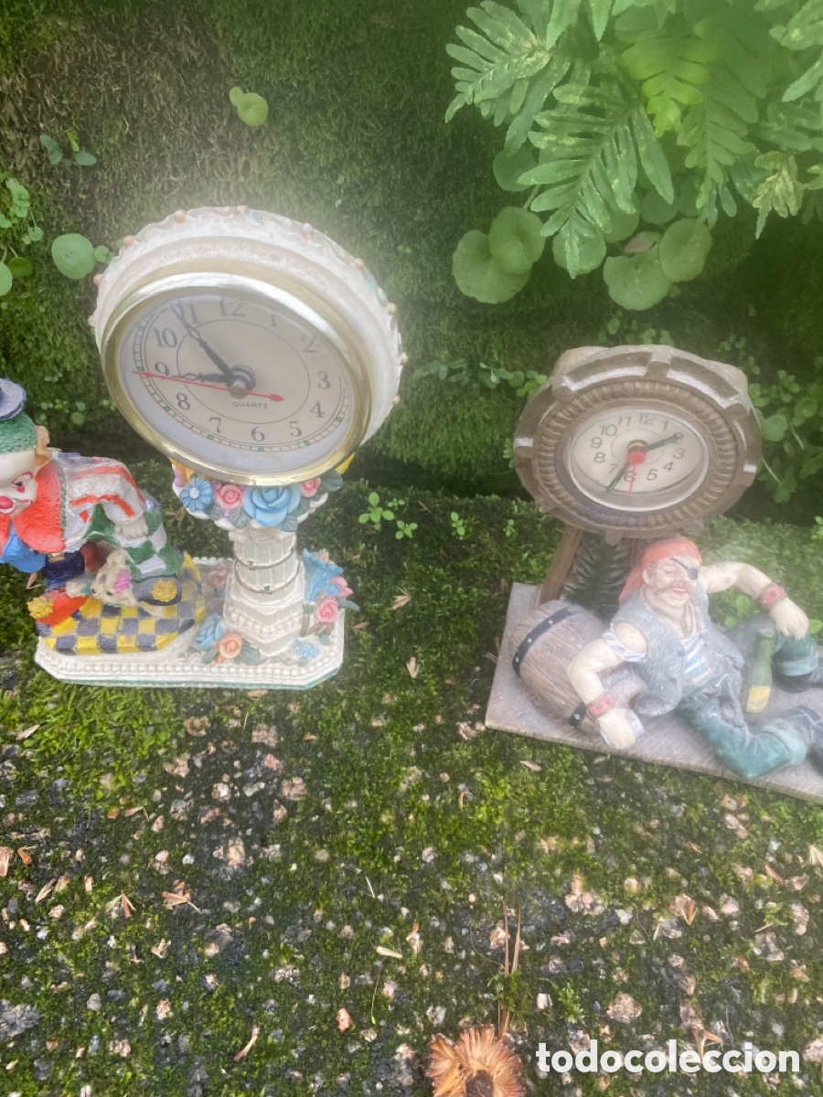 Relojes de carga manual: Lote de relojes de sobremesa - Foto 1