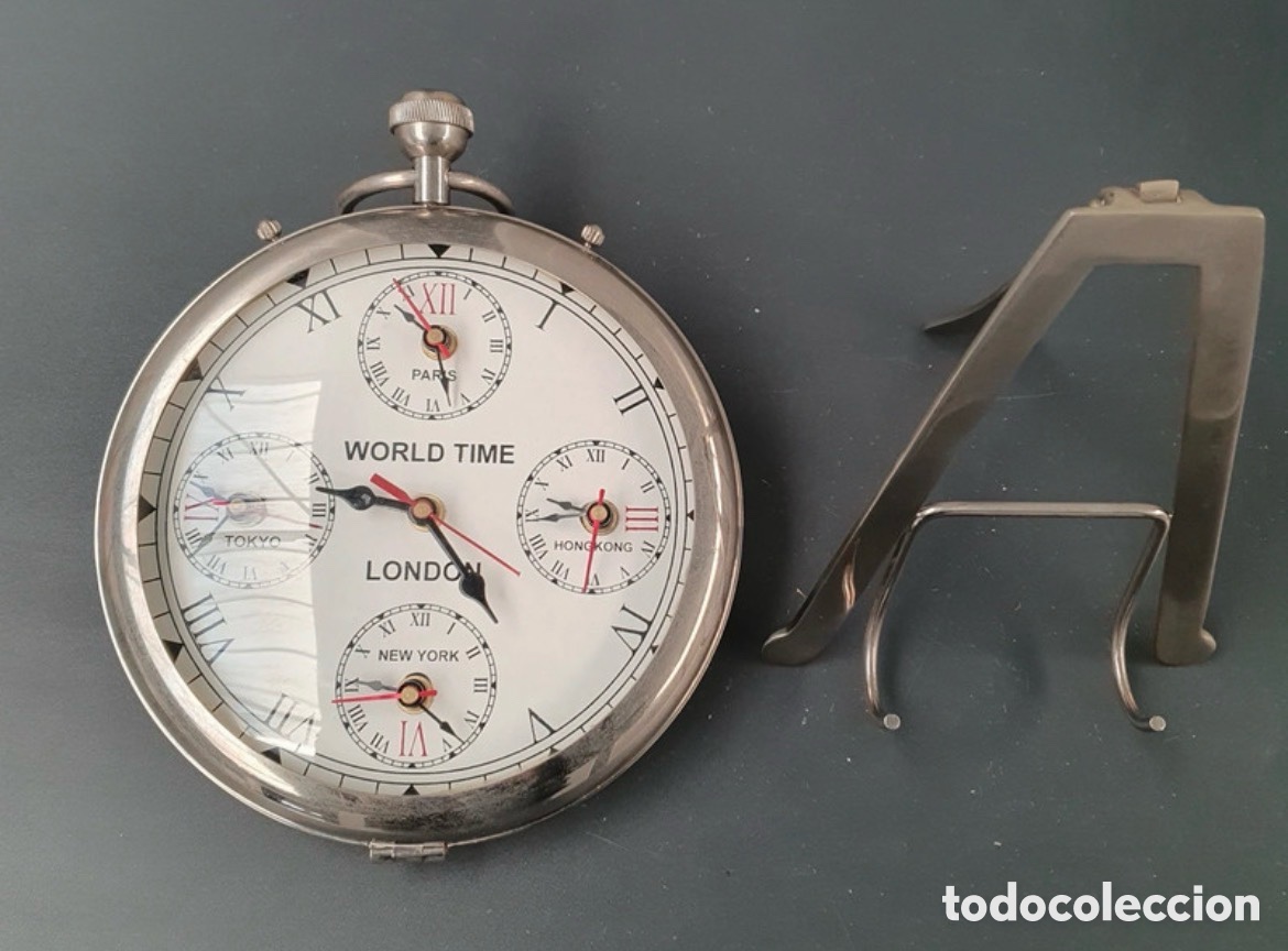 Relojes de carga manual: Reloj de mesa 5 usos horarios. . - Foto 4