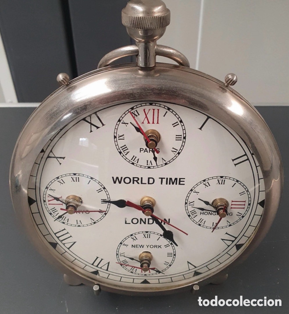 Relojes de carga manual: Reloj de mesa 5 usos horarios. . - Foto 1