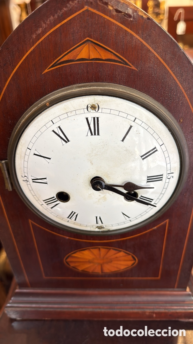 Relojes de carga manual: RELOJ INGL&Eacute;S CAOBA MADERA - Foto 2