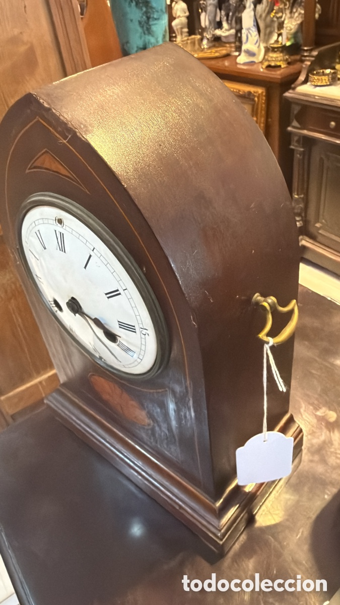 Relojes de carga manual: RELOJ INGL&Eacute;S CAOBA MADERA - Foto 3