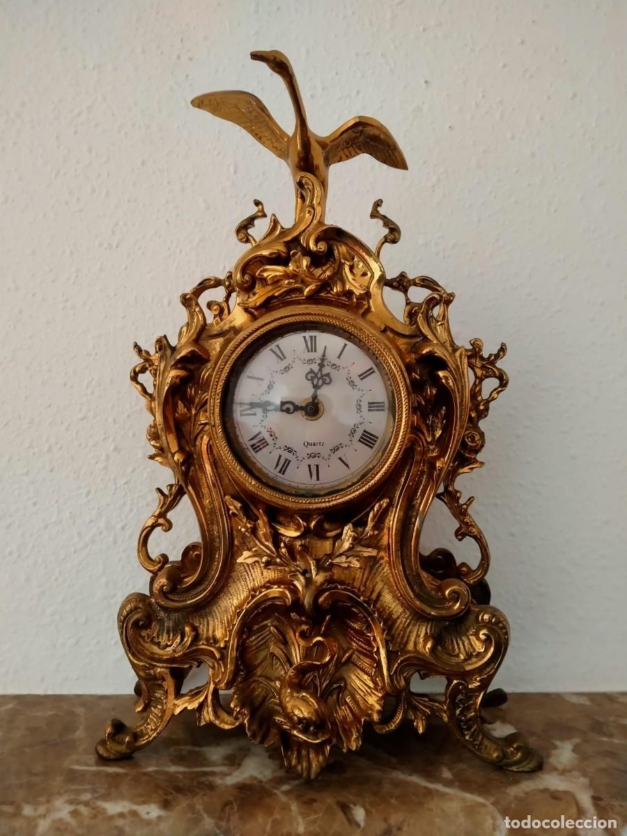Relojes de carga manual: Reloj de mesa de bronce - Foto 1