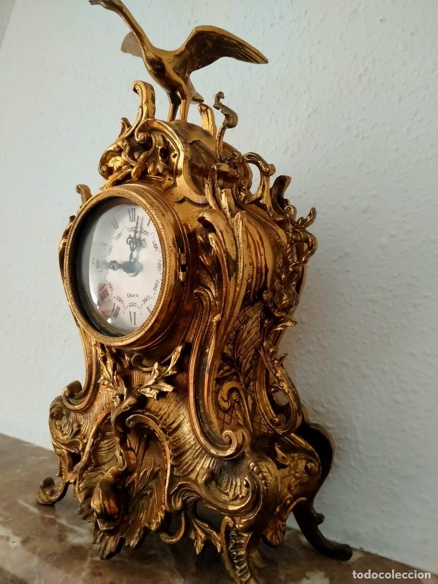 Relojes de carga manual: Reloj de mesa de bronce - Foto 2