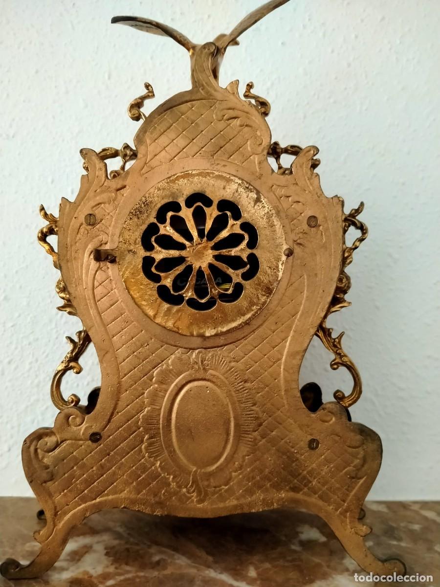 Relojes de carga manual: Reloj de mesa de bronce - Foto 4