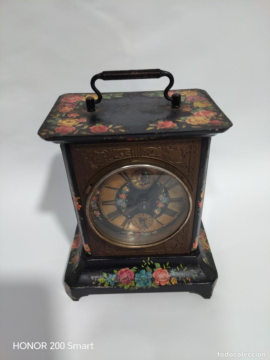 Relojes de carga manual: Reloj antiguo de carruaje - Foto 1