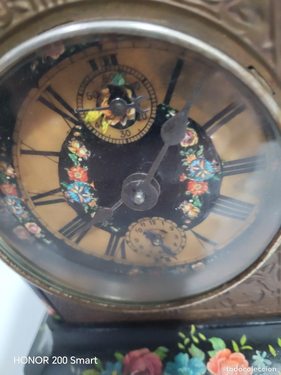 Relojes de carga manual: Reloj antiguo de carruaje - Foto 3