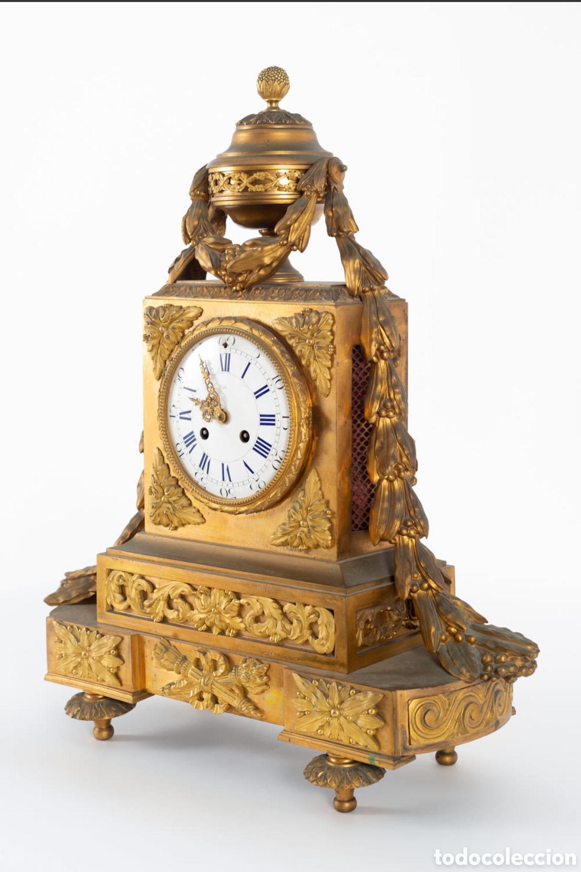 Relojes de carga manual: RELOJ DE SOBREMESA LUIS XVI - Foto 4