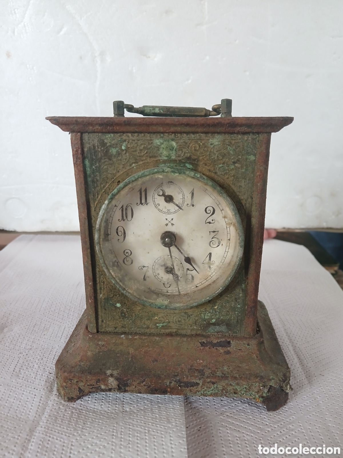 Relojes de carga manual: Reloj de mesa tipo carruaje - Foto 1