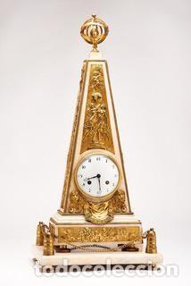 Relojes de carga manual: RELOJ OBELISCO DE PENDULO LUIS XVI. - Foto 2