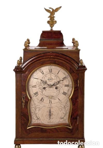 Orologi di carica manuale: RELOJ BRACKET DE CAOBA SPENCER AND PERKINS, LONDRES