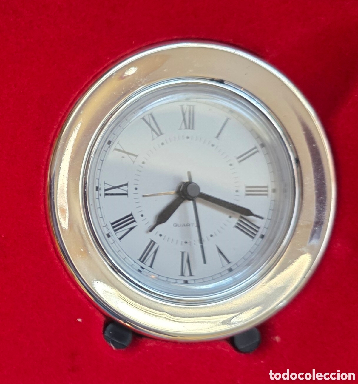 Relojes de carga manual: RELOJ DE MESA. PLATA DE LEY - Foto 3