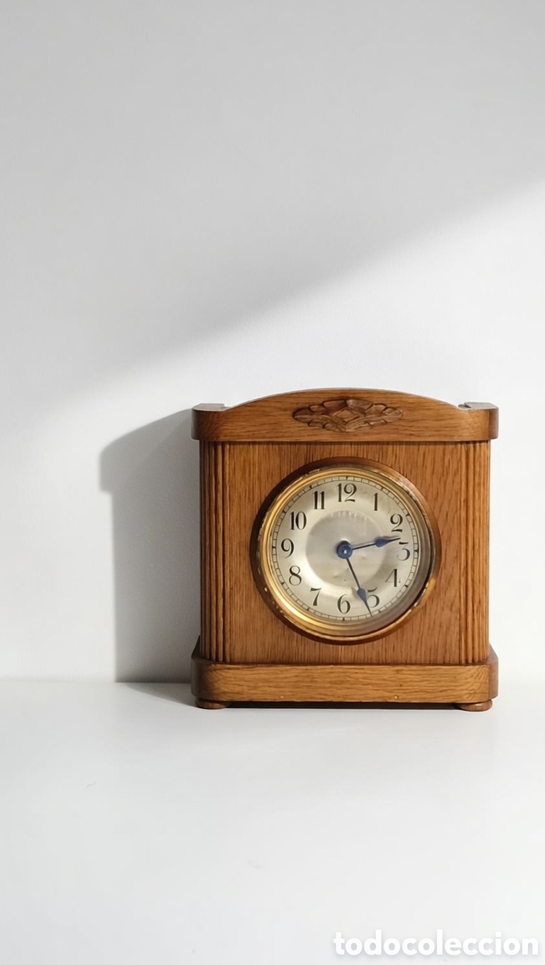 Relojes de carga manual: Reloj Antiguo Sobremesa Alem&aacute;n
