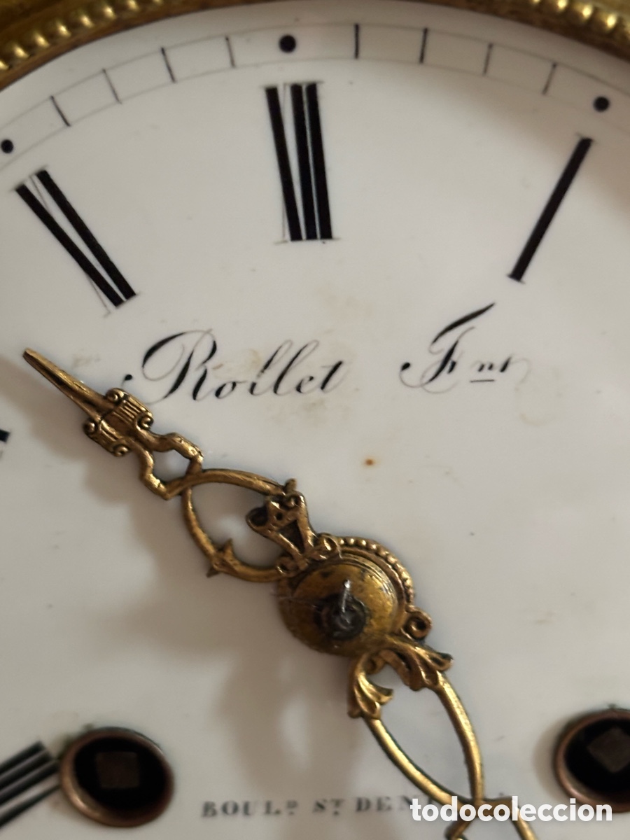Relojes de carga manual: Reloj de bronce sobremesa Roller Fr&egrave;res - Foto 3
