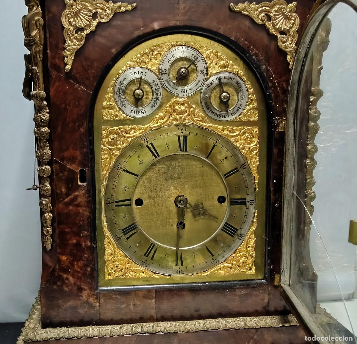 Relojes de carga manual: RELOJ DE CHIMENEA, VICTORIANO, BRACKET CLOCK - Foto 8