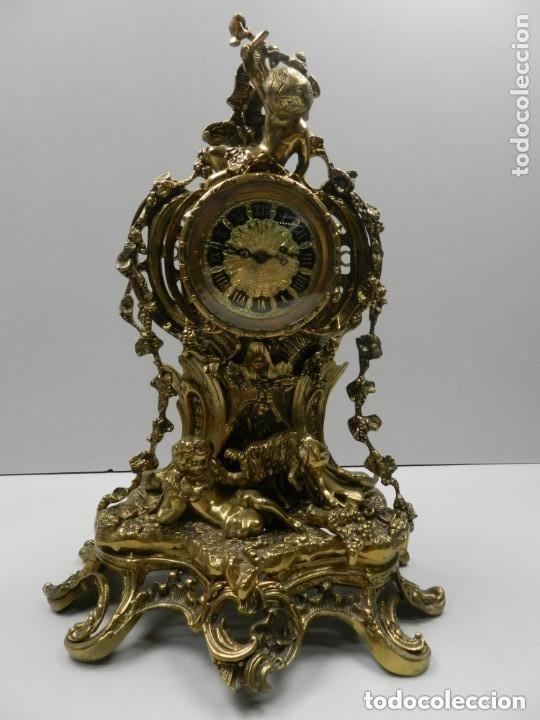 Relojes de carga manual: ESPECTACULAR RELOJ DE BRONCE MACIZO A&Ntilde;OS 60