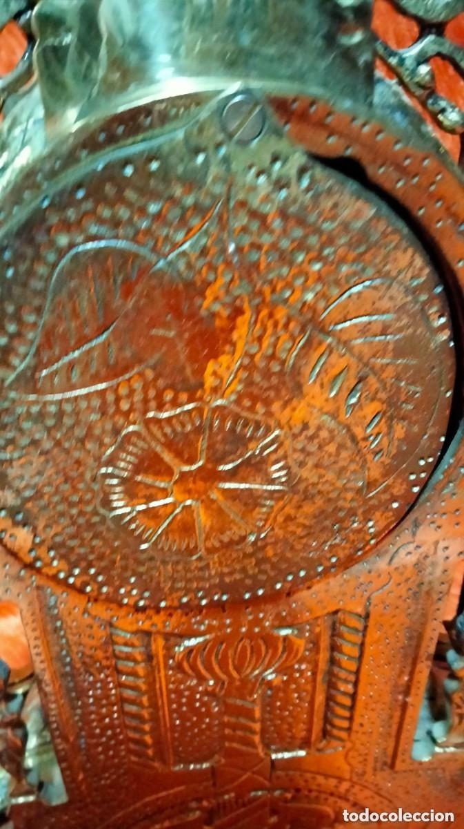 Relojes de carga manual: antiguo reloj de bronce macizo - Foto 16