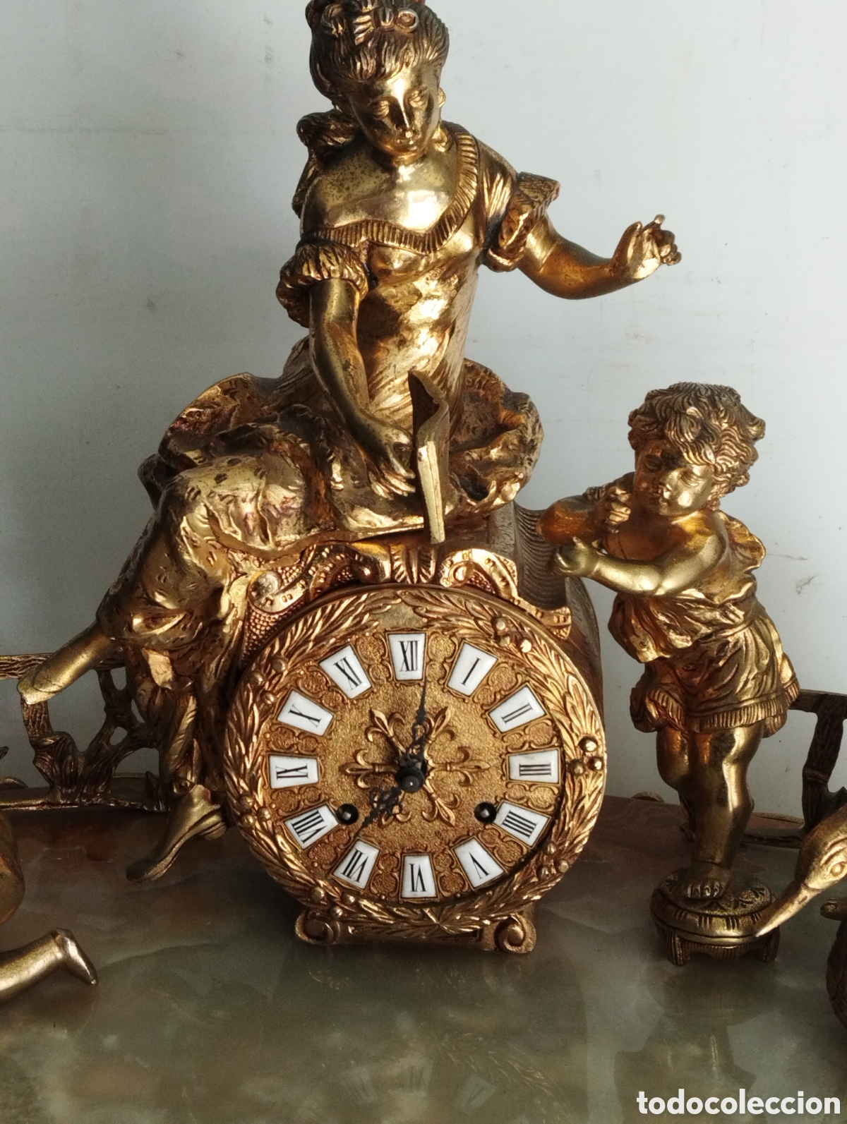 Relojes de carga manual: Reloj de palacio dorado al mercurio - Foto 2