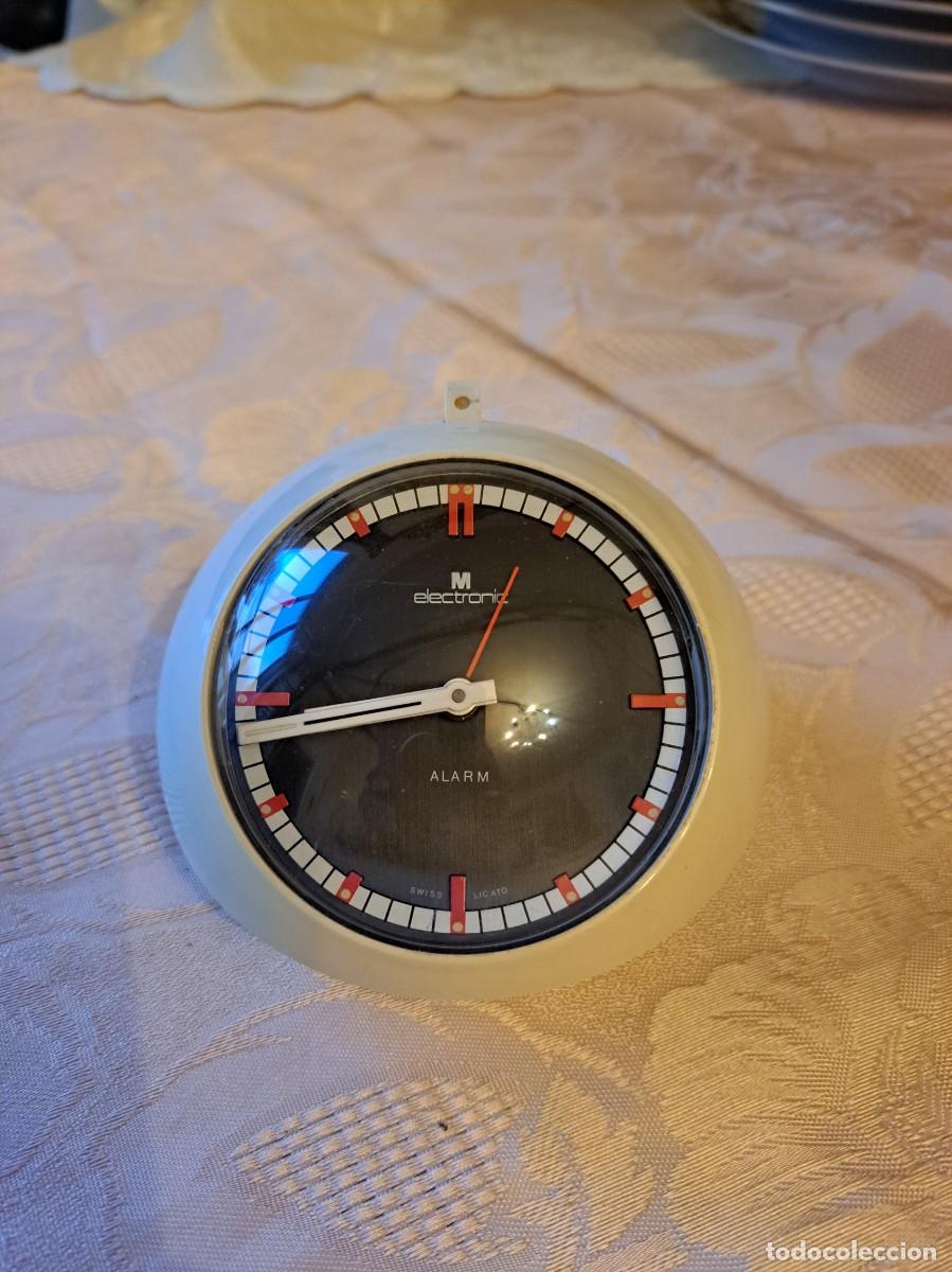 Relojes de carga manual: Reloj Despertador dise&ntilde;o at&oacute;mico de la era espacial, electronic alarm, Swiss Licato, 1970