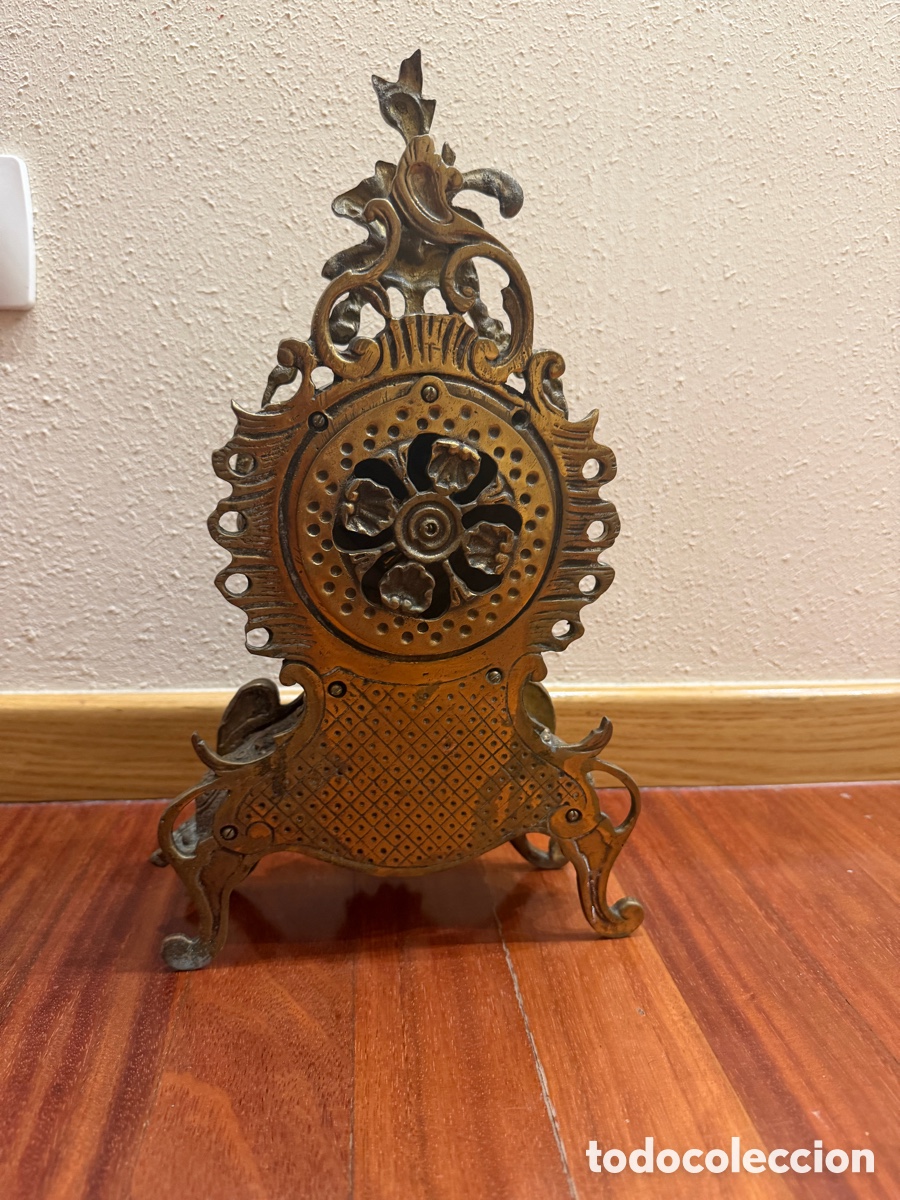 Relojes de carga manual: Reloj de bronce de sobremesa - Foto 4