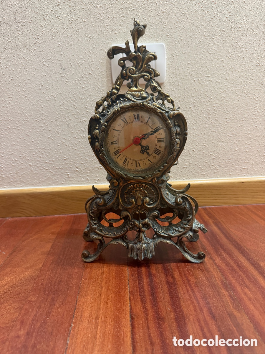 Relojes de carga manual: Reloj de bronce de sobremesa