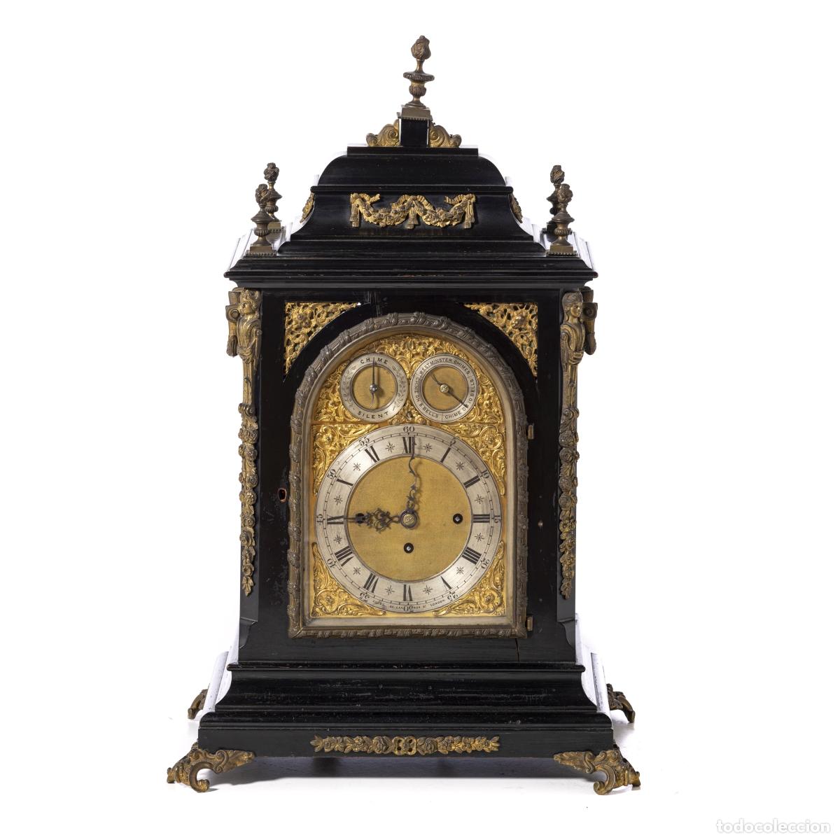Rel&oacute;gios de carga manual: Relojes - Reloj de mesa grande (74 cm) - Siglo XIX