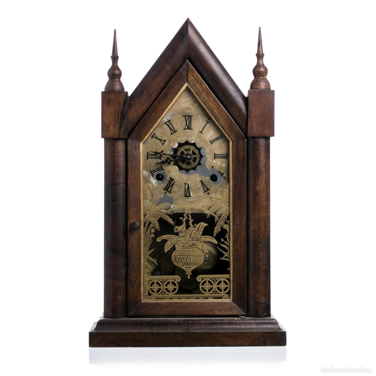 Rel&oacute;gios de carga manual: Relojes - Reloj de capilla - Siglo XIX