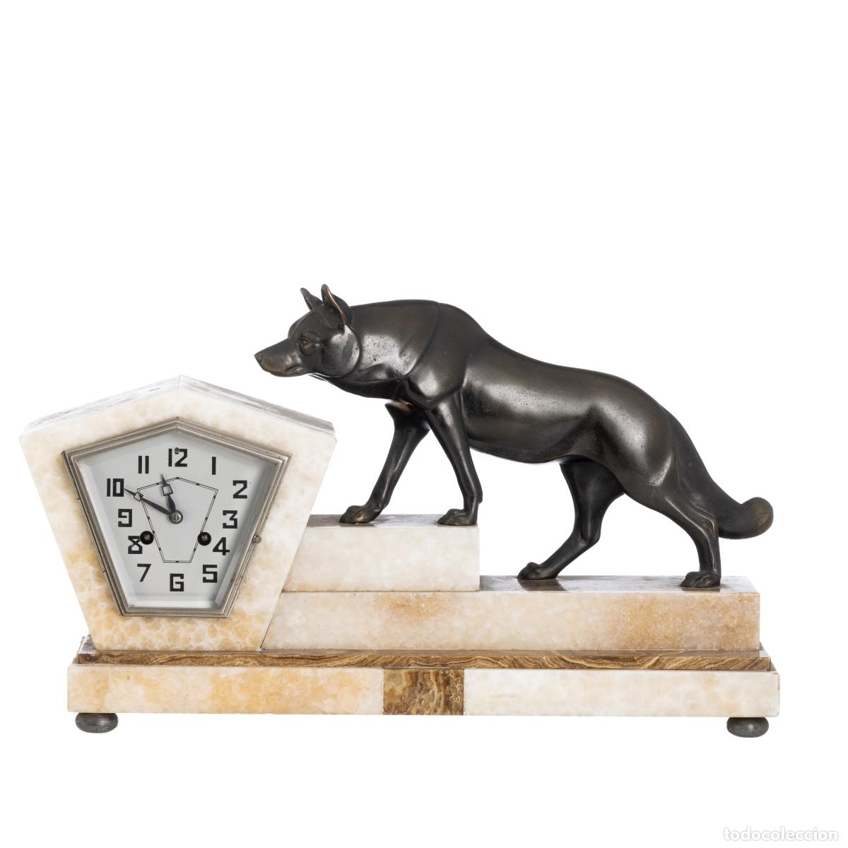 Relojes de carga manual: Relojes - Reloj de sobremesa Art D&eacute;co