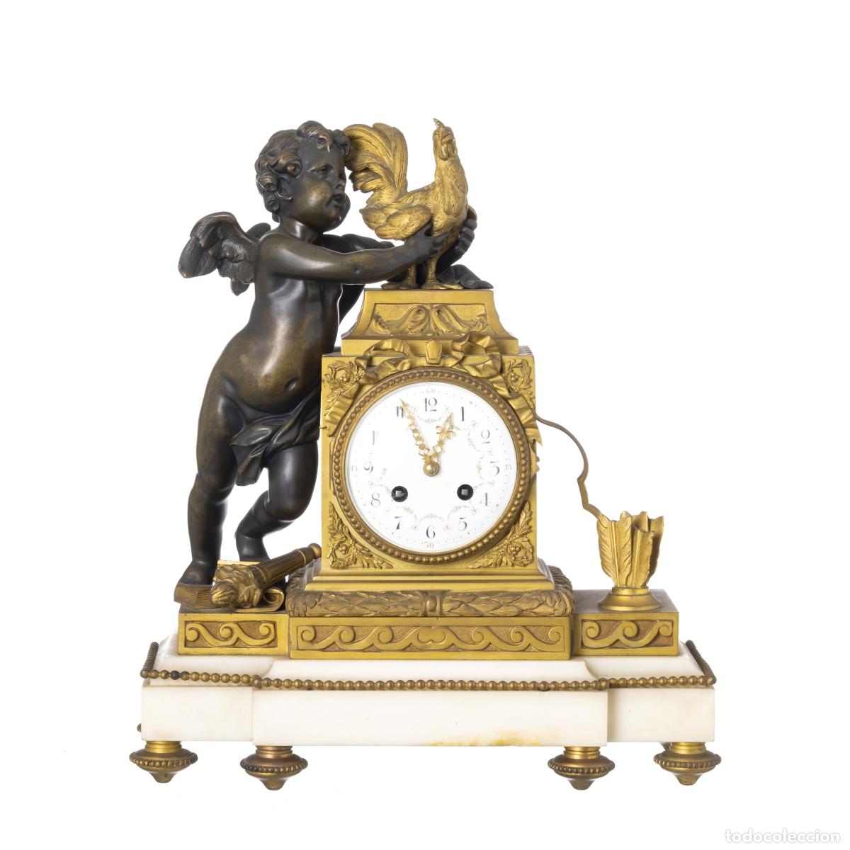 Rel&oacute;gios de carga manual: Relojes - Reloj de sobremesa estilo Luis XV - Samuel Marti