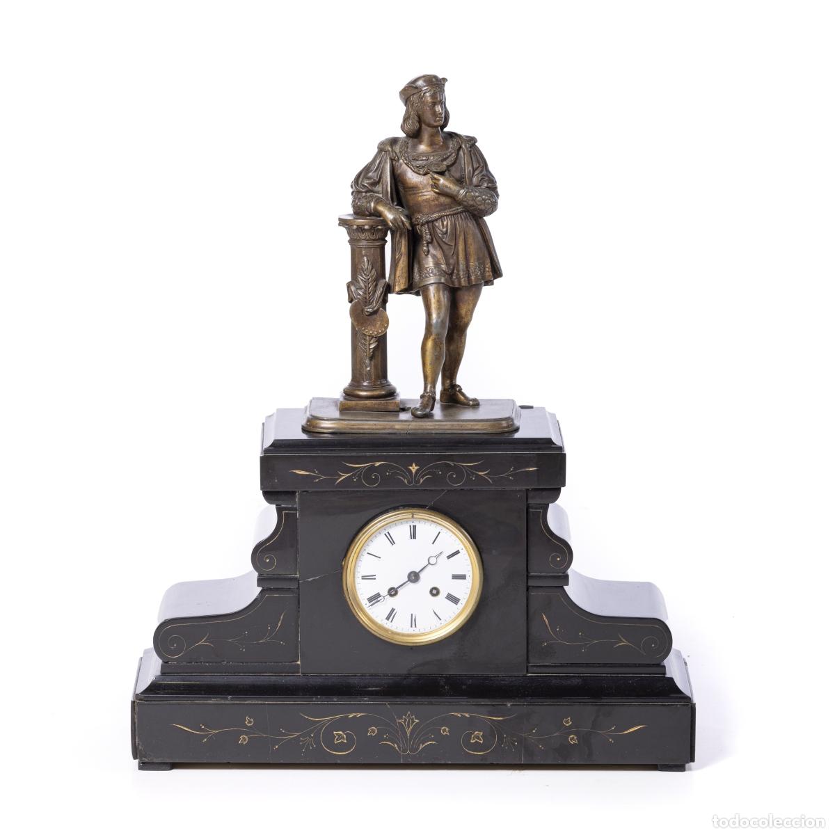 Rel&oacute;gios de carga manual: Relojes - Reloj de mesa - Siglo XIX