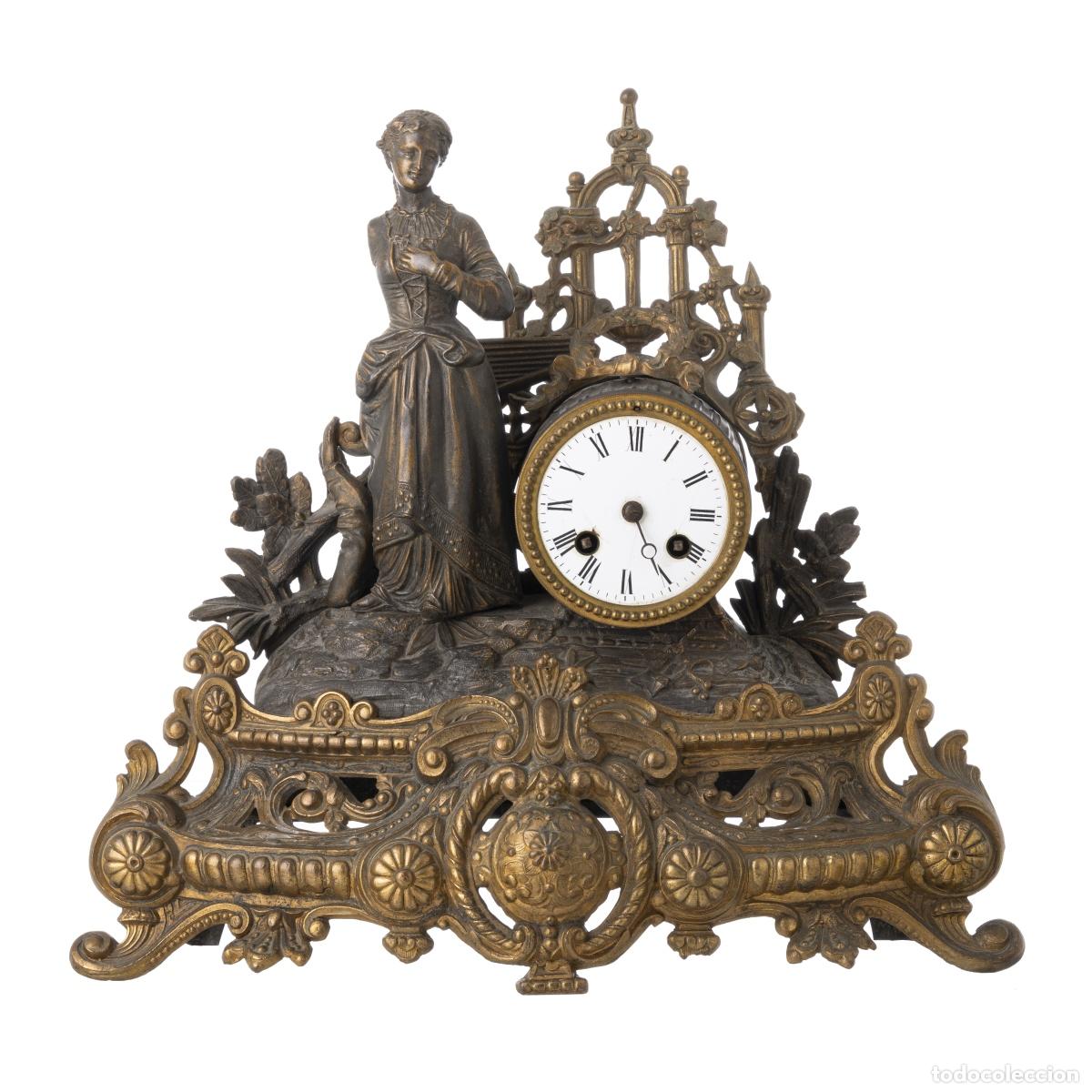 Rel&oacute;gios de carga manual: Relojes - Reloj de mesa - Siglo XIX