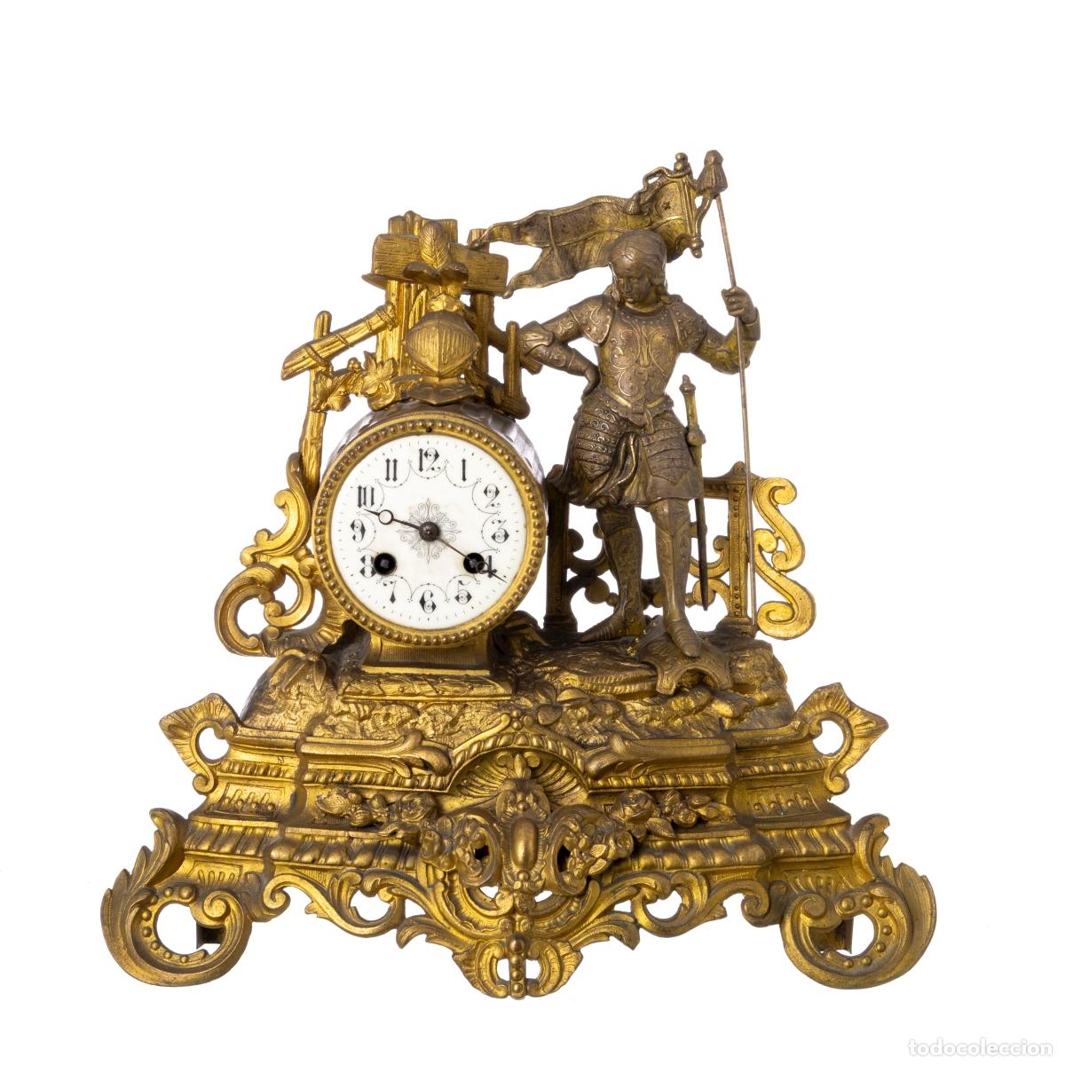 Rel&oacute;gios de carga manual: Relojes - Reloj de mesa - Siglo XIX